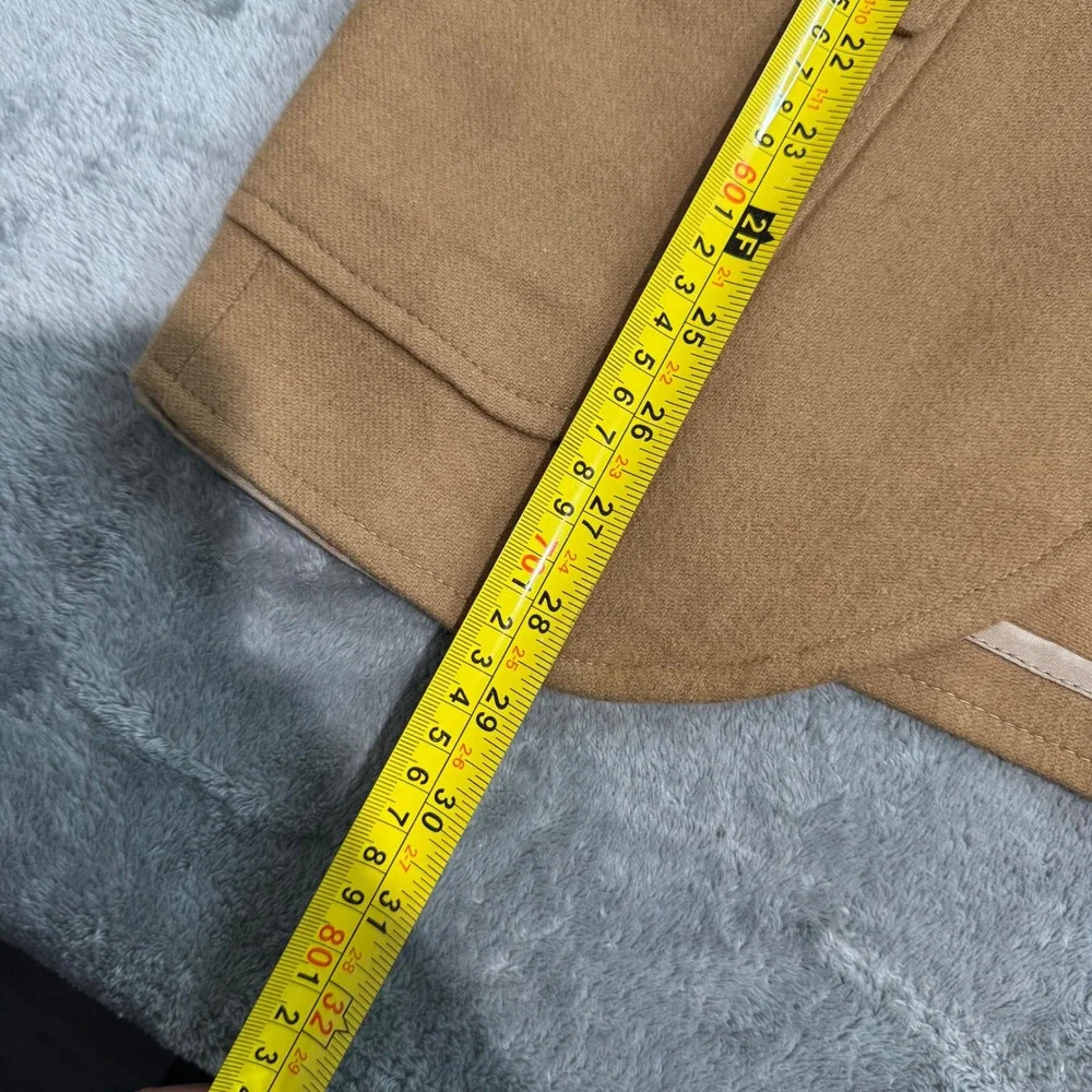 Vintage Derby of San Francisco 100% Pure Wool Blazer Camel Tan Sport Coat 38S